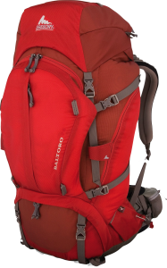 Red backpack PNG image-6330